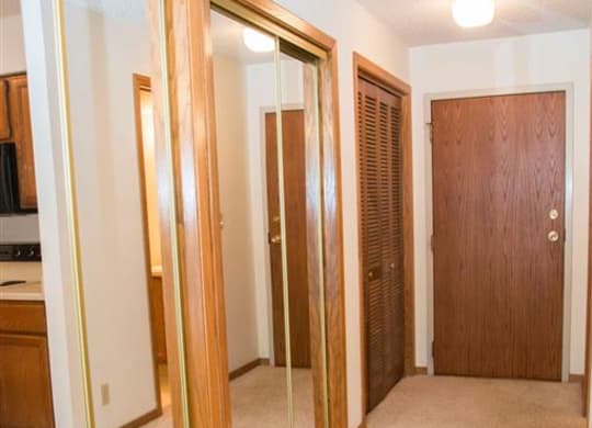 spacious closets at Capitol View Apartments in Lincoln Nebraska