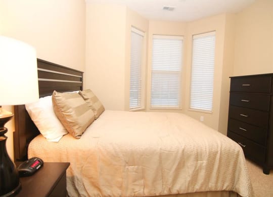 bedroom at Ridge Pointe Villas in Lincoln Nebraska
