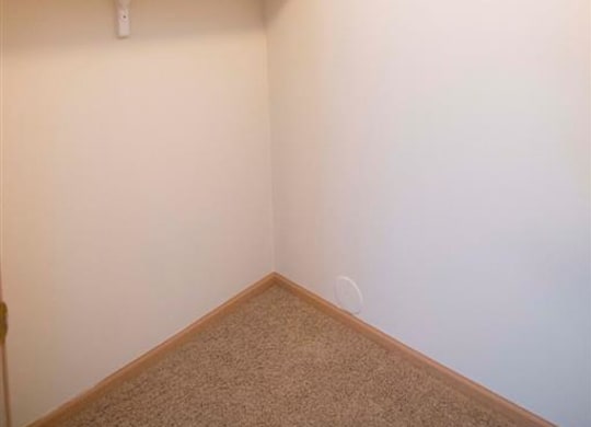 Large Walk-In Closet with ample storage at Northbrook Apartments in Lincoln NE