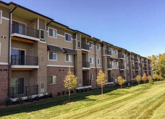 Condo-style apartments at Villas of Omaha at Butler Ridge in Omaha NE
