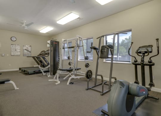 Fitness center at Pinebrook Apartments!