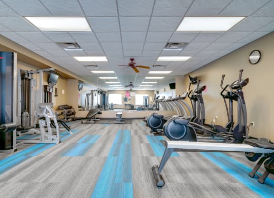 Plenty of equipment and space to achieve your fitness goals.