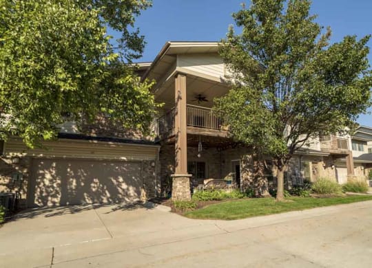 Town homes with one- and two-car attached garages