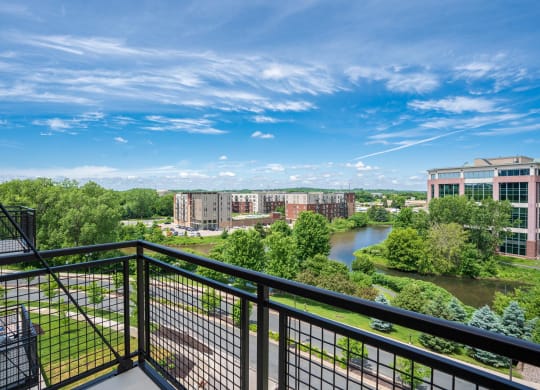 Balcony view at The Preserve and Normandale Lake