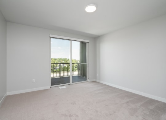 Master bedroom with access to the outdoor balcony