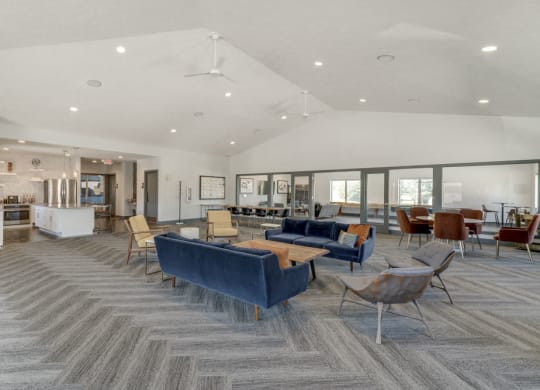 Lounge are in the clubhouse at The Villas at Mahoney Park