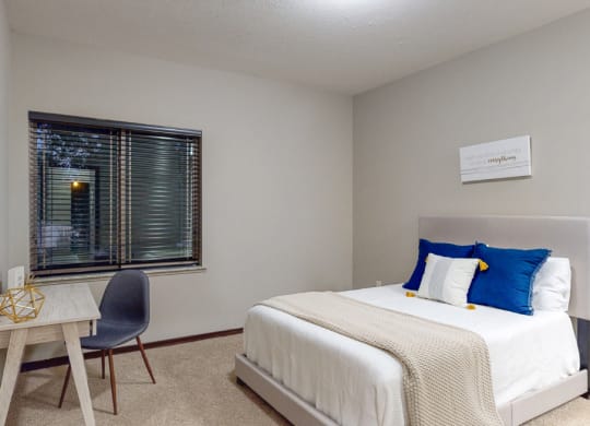 Spacious bedrooms for restful sleep are found in the Cedar floor plan