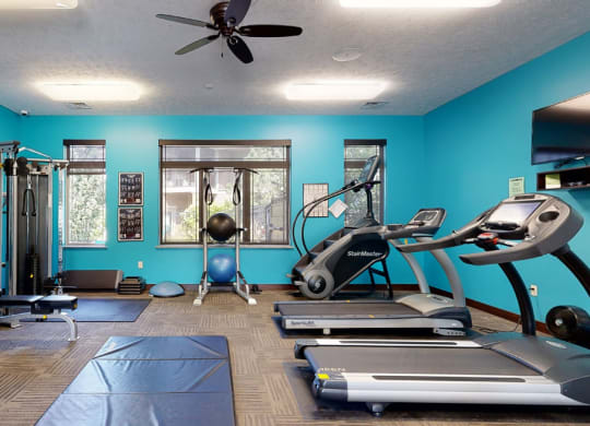 a 24 hour gym with exercise equipment