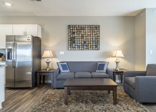 Living space at The Villas at Mahoney Park