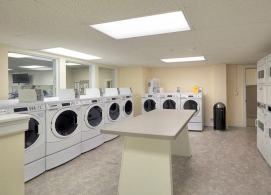 Laundry room with text alerts