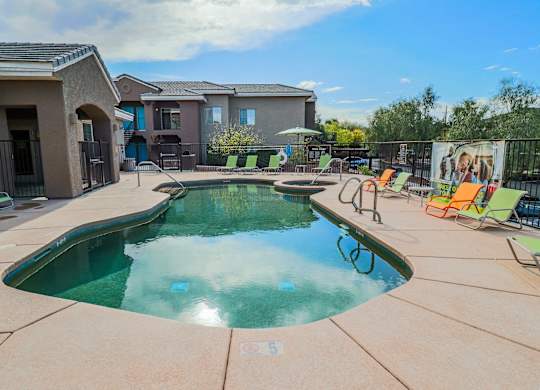 Pool, Spa, Clubhouse, Pool Deck, Patio, Chairs, Picnic