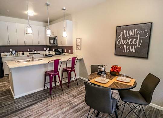 Dining Area, Table, Chairs, Interior, Interior Design, Kitchen