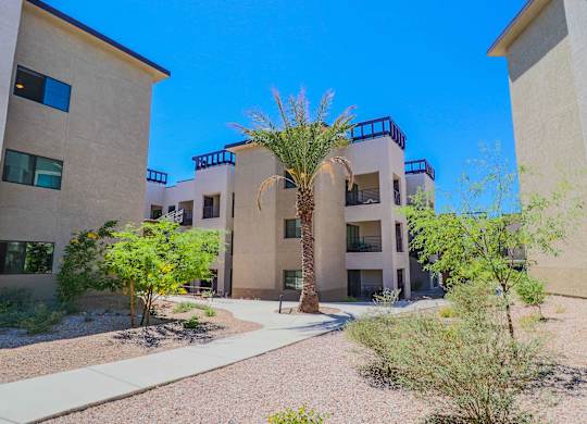 Exterior, Patio, Balcony, Courtyard, Landscaping