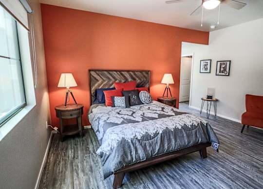 Bedroom, Bed, Chair, Interior Design