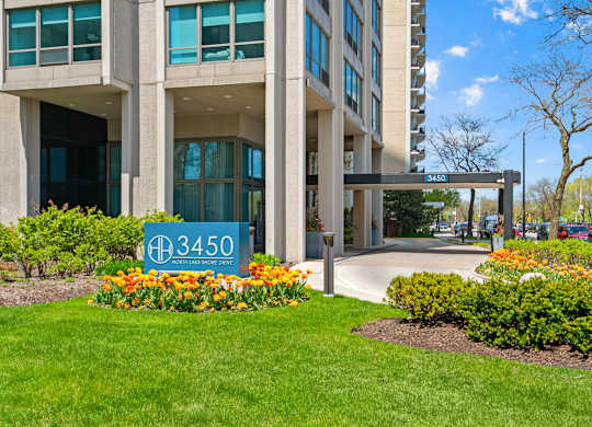 A building with the number 3450 on it.
