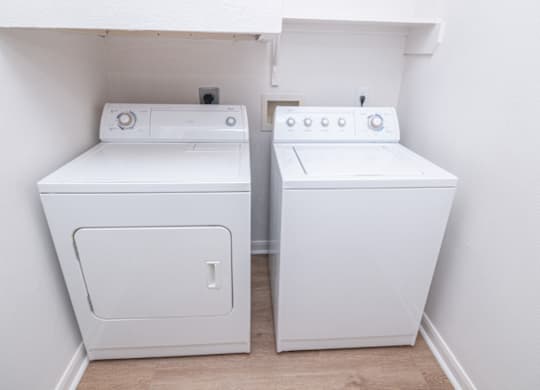 Full-Sized Washer And Dryer at Whitney at the Heights, Houston, Texas