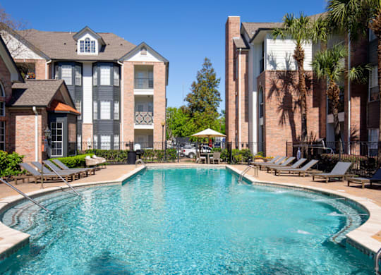 Outdoor Swimming Pool at Whitney at the Heights, Houston, TX, Texas, 77008