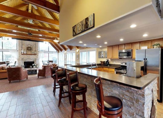Wooden flooring at Deercross Apartments, Ohio