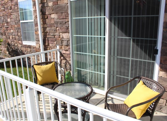 Balcony at Residences at Northgate Crossing, Ohio