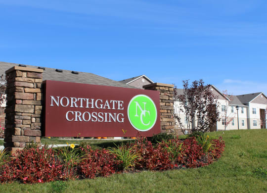 Sign at Residences at Northgate Crossing in Columbus, OH