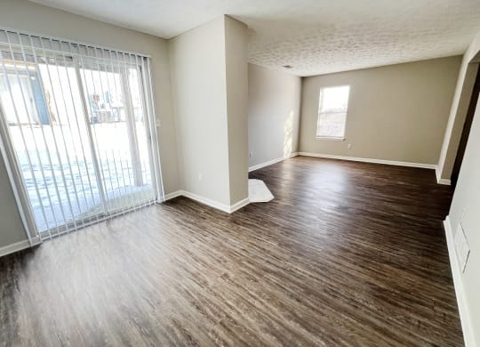 Room with window and balcony at 450 on Keeneland Apartments, Richmond