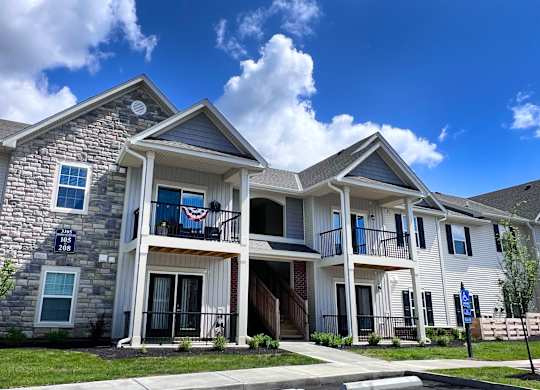 A Two-story Apartment Building at Hebron Station Apartments, Kentucky