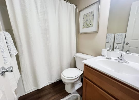 Bathroom at Fox Run Apartments, Cincinnati