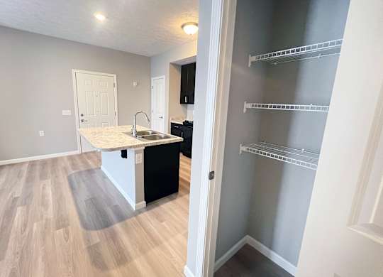 Functional Kitchen at Hebron Station Apartments, Hebron, KY