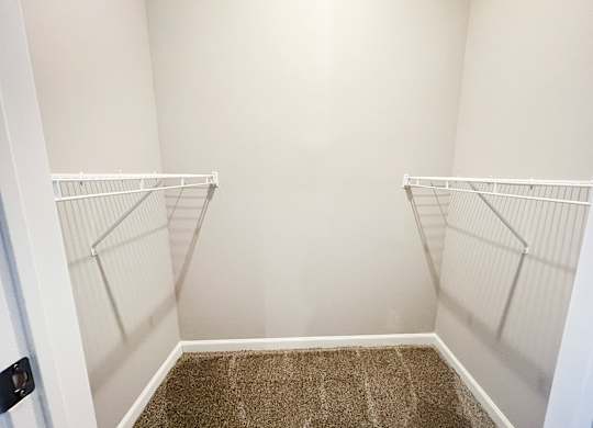 Small Closet at Hebron Station Apartments, Kentucky