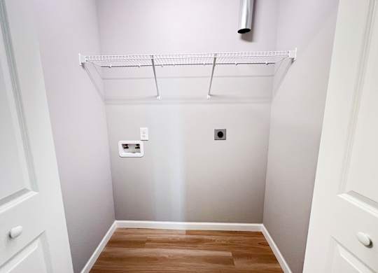 Empty Laundry Closet at Hebron Station Apartments, Hebron, 41048