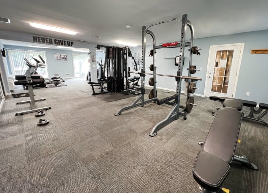 the gym at Deercross Apartments, Ohio, 45236