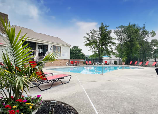 our apartments offer a swimming pool  at Hunter's Creek Apartments, Cincinnati