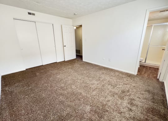 Classic bedroom  at Revere Village Apartments, Ohio