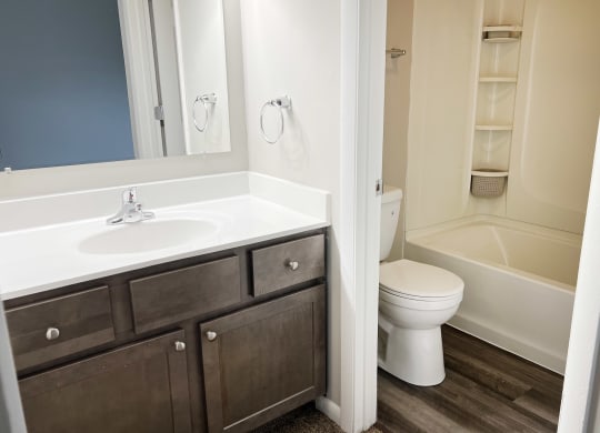 Bathroom renovated at Miamisburg by the Mall, Miamisburg, OH