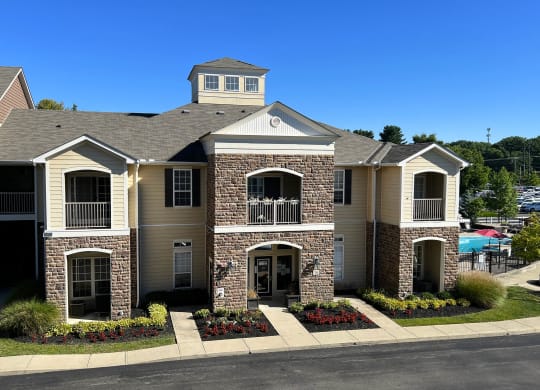 Aerial Exterior View at The Residences at Liberty Crossing, Columbus