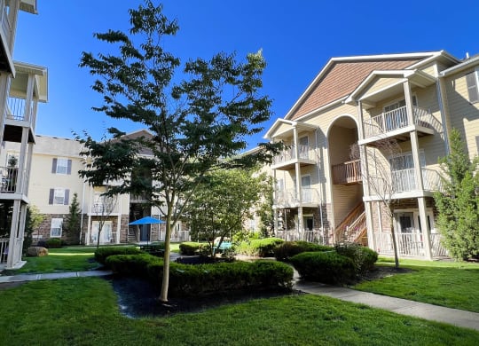 Lush Green Outdoor at The Residences at Liberty Crossing, Columbus, 43235