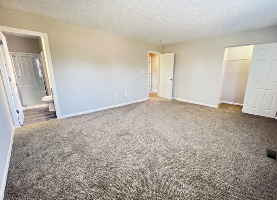 Beige Carpet In Bedroom  at Revere Village Apartments, Ohio, 45458