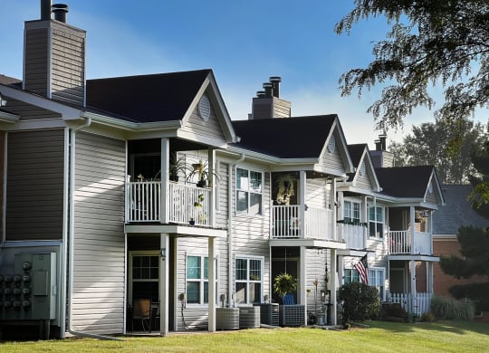 Backside Exterior View at Steeplechase Apartments, Ohio, 45140