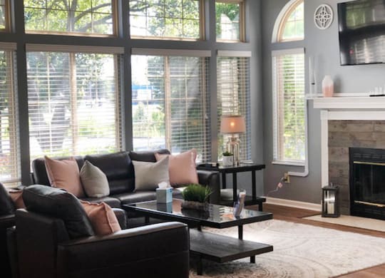 Clubhouse Lounge at Eagle Crest Apartments, Galloway, Ohio