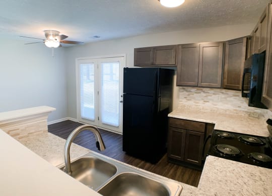 kitchen with updated cabinetry  at Aberdine Place, Georgetown, 40324