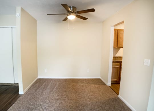 Lighted Ceiling Fan at Crown Crossing Apartments, Amelia, OH