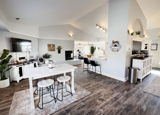 Clubhouse Interior at Woodhills Apartments, West Carrollton, OH