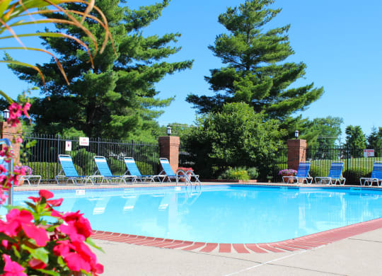 the swimming pool at the resort at glade springs at Steeplechase Apartments, Loveland, 45140