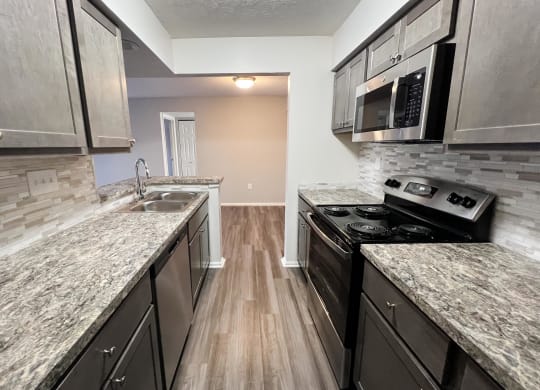 Kitchen gallery at Deercross Apartments, Ohio