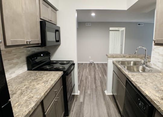 Granite Countertop at Steeplechase Apartments, Loveland, OH, 45140