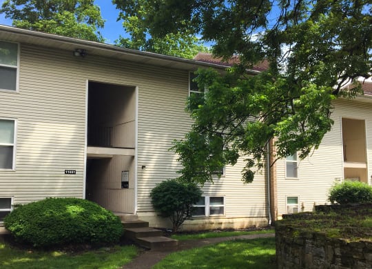 the front of our apartment building  at Timber Ridge Apartments, Ohio