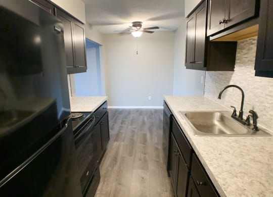 Kitchen area at Crown Pointe Apartments, Kentucky, 41014
