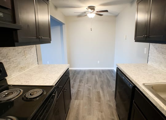 Crown Pointe Renovated Kitchen at Crown Pointe Apartments, Covington
