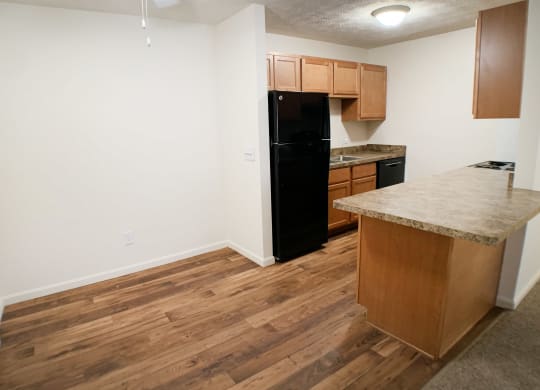 Kitchen Area at Wyndemere Apartments, Franklin, Ohio