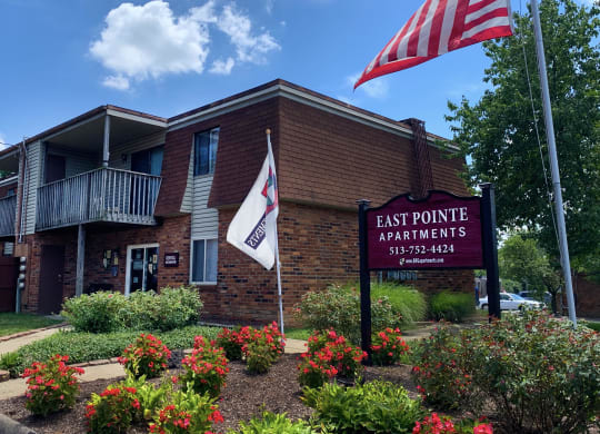 Property Signage at East Pointe Apartments, Cincinnati, 45245